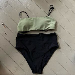 Lululemon High Waist Bikini Set Black
